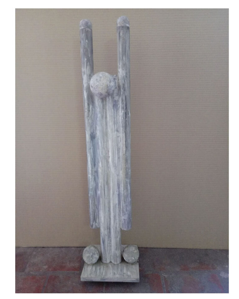 Pintura N 123 - Pictograma - OBJETO Tecnica mixta 86x20x18cm Año 1992