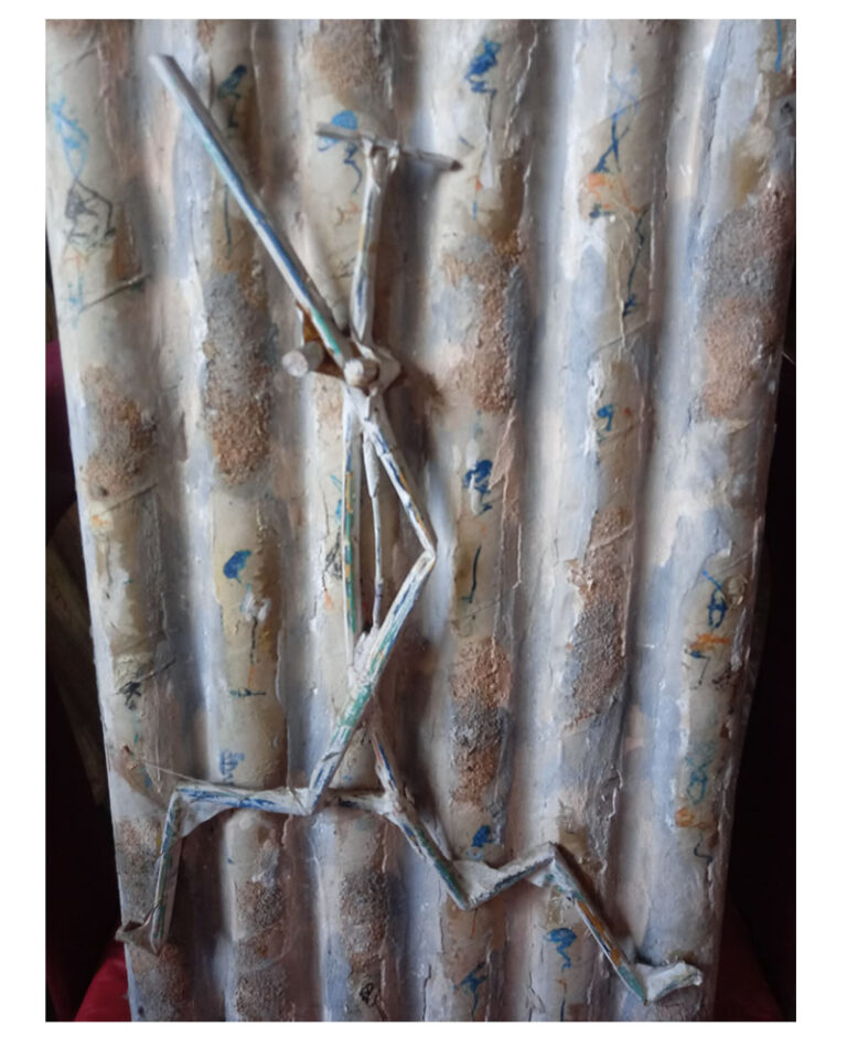 Pintura N 124 - Pictograma - OBJETO Tecnica mixta 50x31x10cm Año 1992